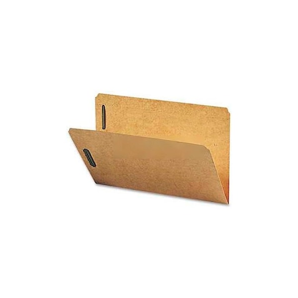 Smead Smead Kraft K Style Fastener Folders, Straight Cut, Top Tab, Legal, Brown, 50/Box 19813 - main